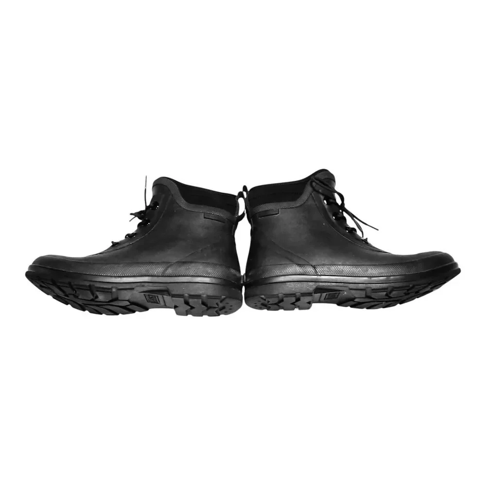 Muck Boot Women's Original Lace Up Boots Waterproof 8 Black Rain Snow Work Boots